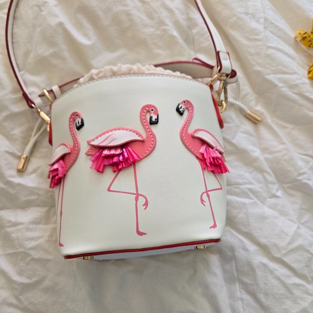 Shoulder, crossbody or top handle FLAMINGO Purse,